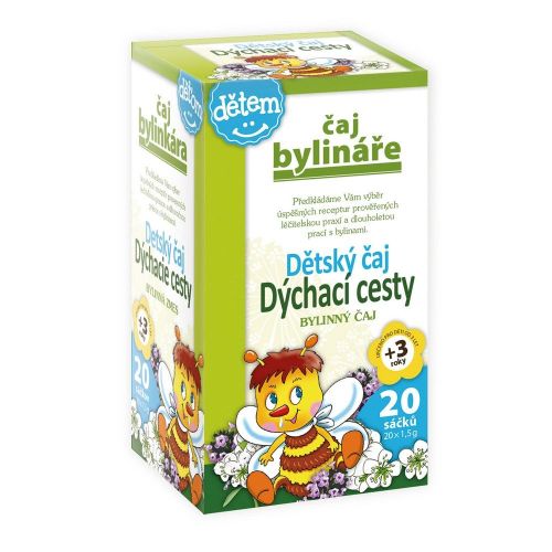 Bylinář čaj dětský Dýchací cesty 20x1,5g