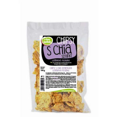 Green Apotheke Chipsy s chia a rozmarýnem 100g