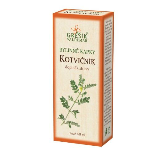 Grešík kapky Kotvičník 50ml 40%