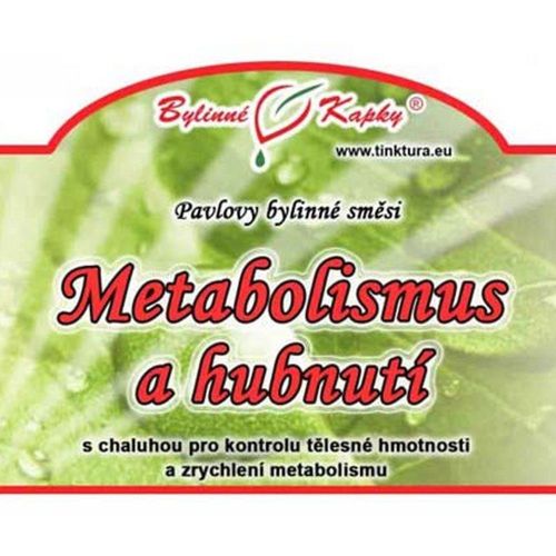 Bylinné kapky Metabolismus a hubnutí 50ml 40%