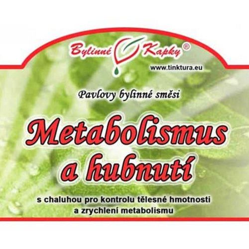 Bylinné kapky Metabolismus a hubnutí 50ml 40%