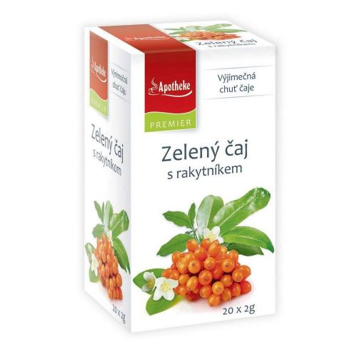 Apotheke čaj Zelený s rakytníkem 20x2g