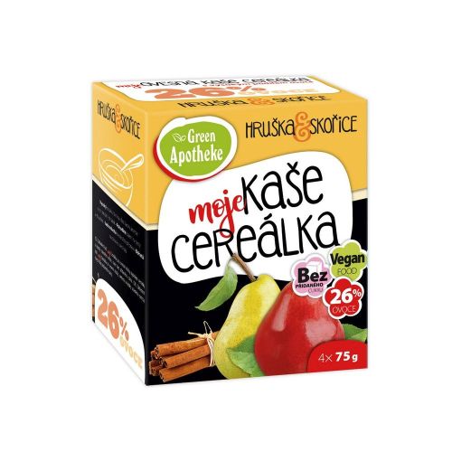 Green Apotheke Kaše Cereálka hruška a skořice 300g