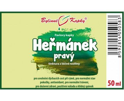 Bylinné kapky Heřmánek květ 50ml 40%