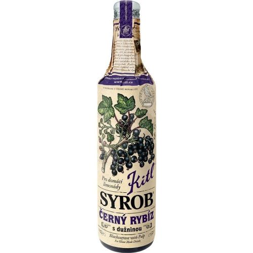 Kitl Syrob Černý rybíz s dužninou 500ml