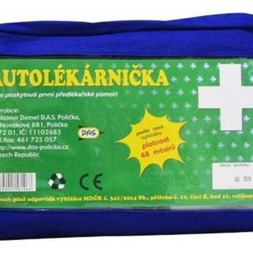 Autolékárnička kortexový ovál vel.1 ( vyhl.MDR č. 206/2018 )