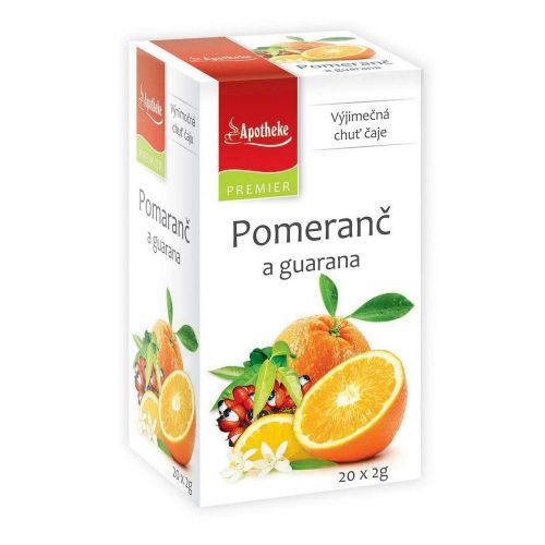 Apotheke čaj Pomeranč a guarana 20x2g