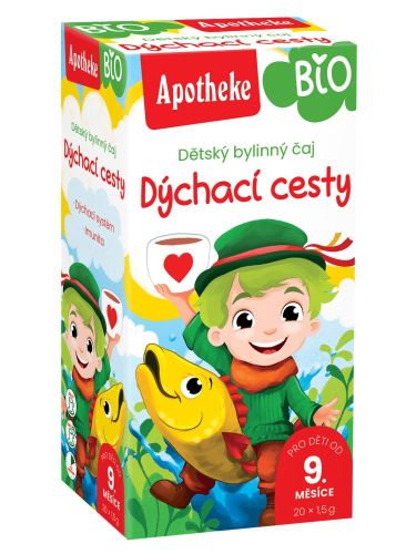 Apotheke BIO čaj dětský Dýchací cesty 20x1,5g