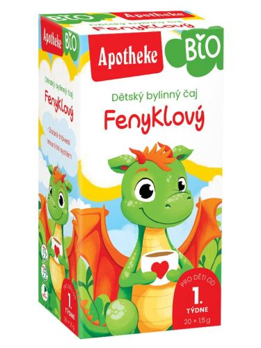 Apotheke BIO čaj dětský Fenyklový 20x1,5g