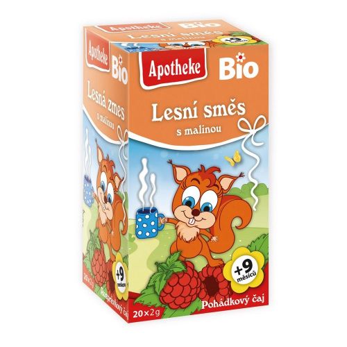 Apotheke BIO čaj dětský Lesní směs s malinou 20x2g