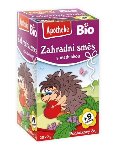 Apotheke BIO čaj dětský Zahradní směs s meduňkou 20x2g