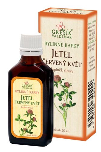Grešík kapky Jetel červený 50ml 35%