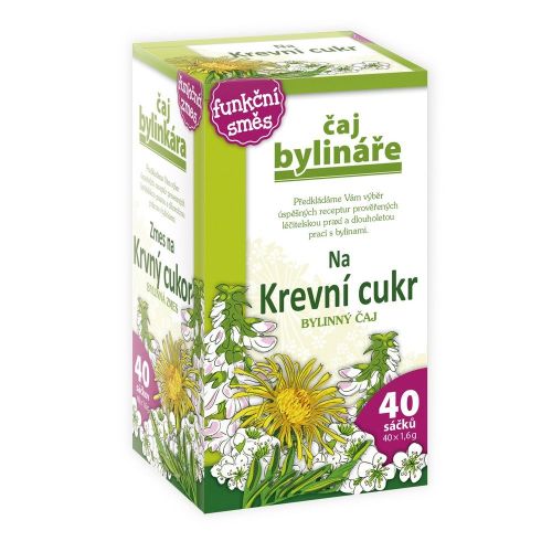 Bylinář čaj Na krevní cukr 40x1,6g