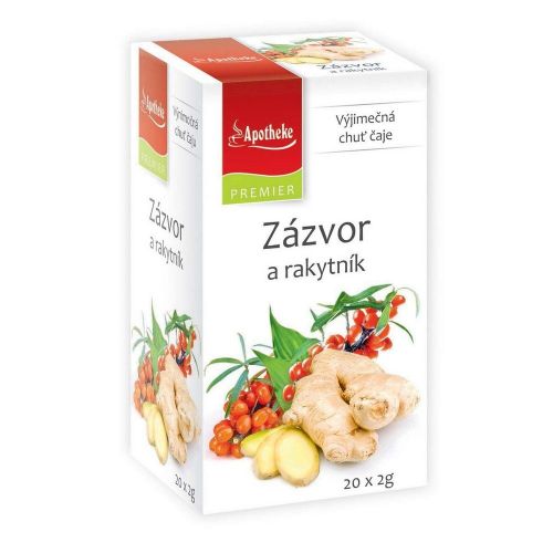 Apotheke čaj Zázvor a rakytník 20x2g