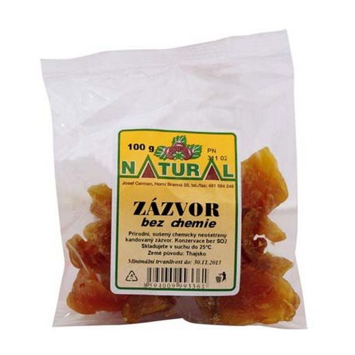Natural  Zázvor kandovaný 100g