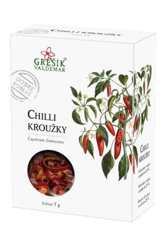 Grešík koření Chilli kroužky 7g