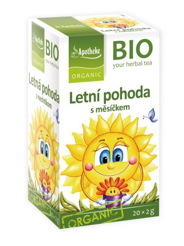 Apotheke BIO čaj Letní pohoda s měsíčkem 20x2g