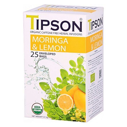 Tipson BIO čaj Moringa a citron 25x1,5g