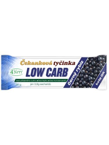 Kaumy čekanková LOW CARB černý rybíz 35g