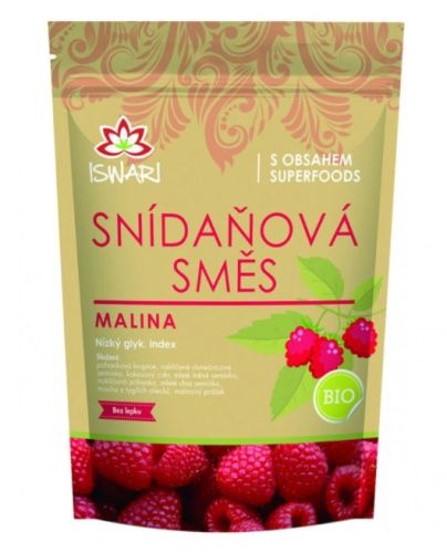 Iswari Snídaňová směs Malina BIO 300g