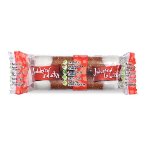 Jablečné trubičky s jogurtovou polevou 2ks 24g
