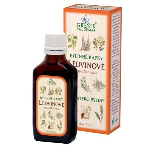 Grešík kapky Ledvinové 50ml 40%