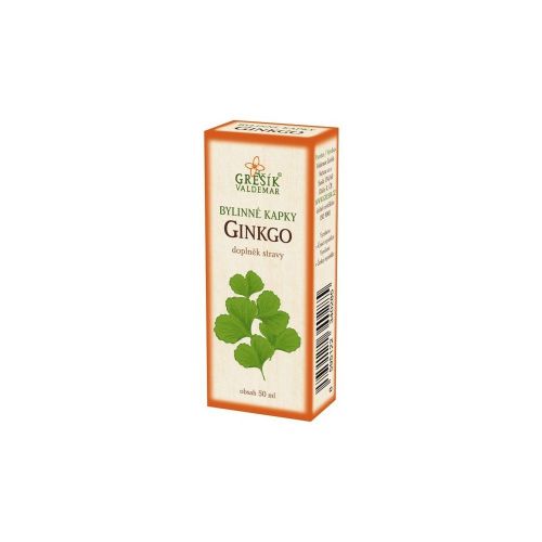 Grešík kapky Ginkgo 50ml 40%