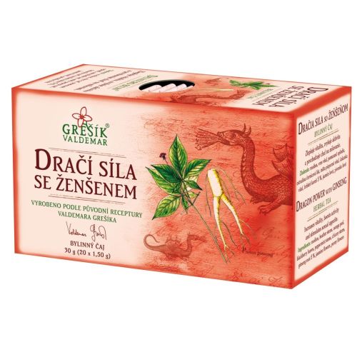 Grešík čaj Dračí síla 20x1,5g