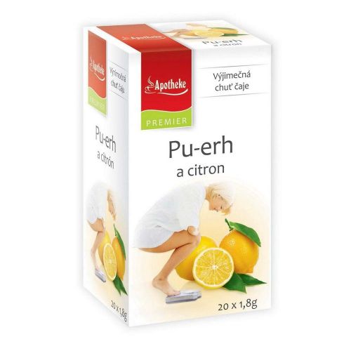 Apotheke čaj Pu-erh a citron 20x1,8g
