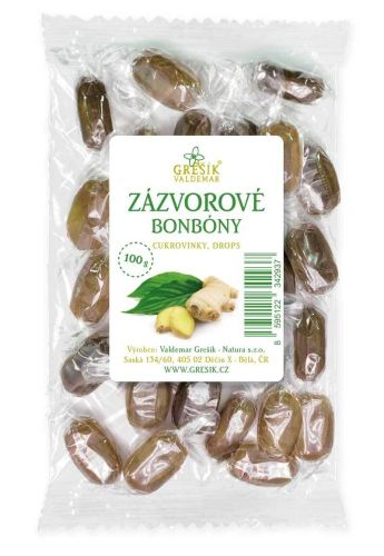 Grešík bonbony Zázvorové 100g