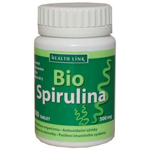 Health Link Spirulina BIO 500mg 100tbl