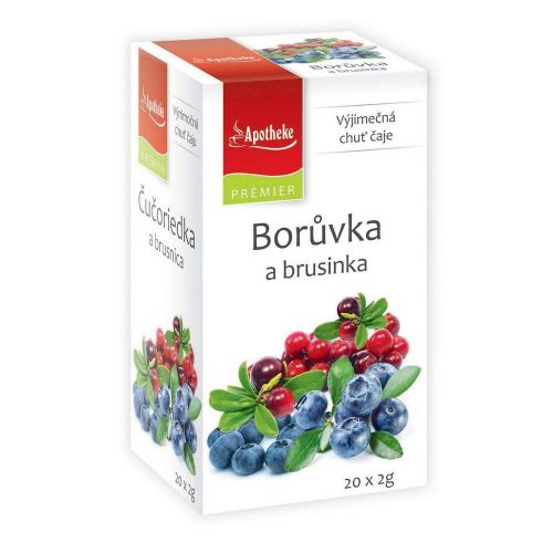 Apotheke čaj Borůvka a brusinka 20x2g
