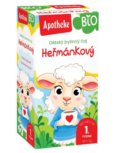 Apotheke BIO čaj dětský Heřmánkový 20x1g