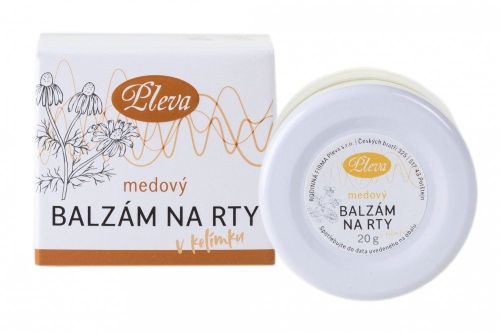 Pleva Balzám na rty medový kelímek 20g