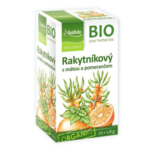 Apotheke BIO čaj Rakytníkový s mátou a pomerančem 20x1,8g