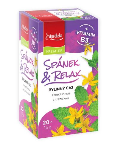 Apotheke čaj Spánek a relax-vit. B3 20x1,5g