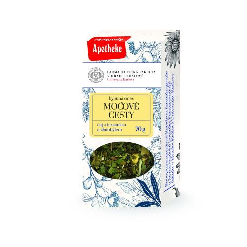Čaj Močové cesty sypaný Farmaceutická fakulta  70g, Doplněk stravy