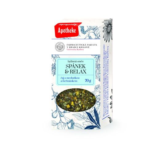 Čaj Spánek a relax sypaný Farmaceutická fakulta 70g, Doplněk stravy