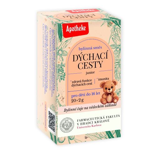 Čaj  JUNIOR Dýchací cesty Farmaceutická fakulta  20x2g