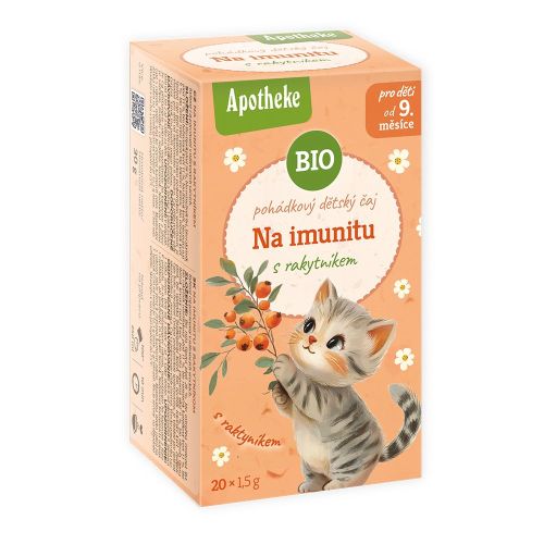 Apotheke BIO čaj dětský Na imunitu s rakytníkem 20x1,5g nový