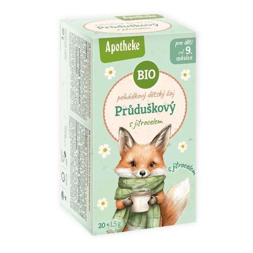 Apotheke BIO čaj dětský Průduškový s jitrocelem 20x1,5g