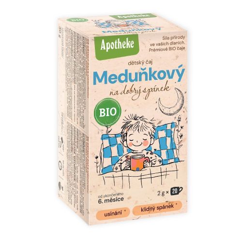 Apotheke BIO čaj dětský Meduňkový na dobrý spánek 20x2g nový