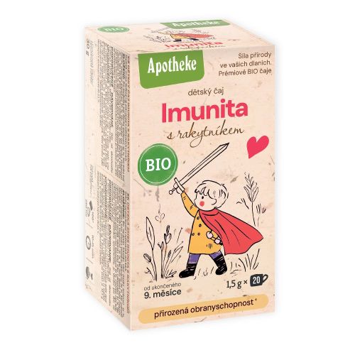 Apotheke BIO čaj dětský Imunita s rakytníkem čaj 20x1,5g
