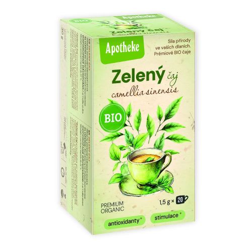 Apotheke BIO Zelený čaj Camellia Sinensis 20x1,5g