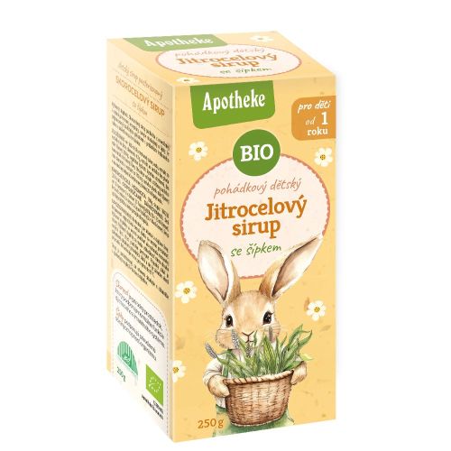 Apotheke sirup dětský Jitrocelový se šípkem BIO 250g nový