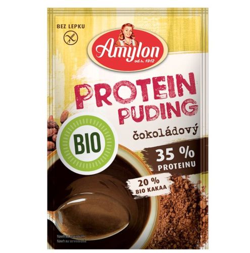Amylon Pudink protein 35% BIO čokoládový 45g