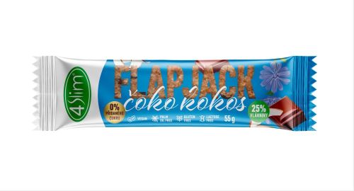 Kaumy flapjack Čokoláda-kokos 55g bez přid.cukru