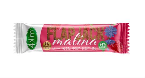 Kaumy flapjack Malina 55g bez přid.cukru