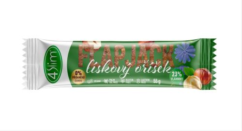 Kaumy flapjack Lískový oříšek 55g bez přid.cukru