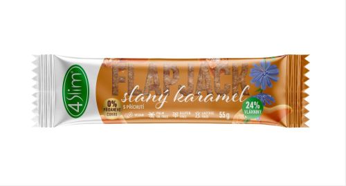 Kaumy flapjack Slaný karamel 55g bez přid.cukru